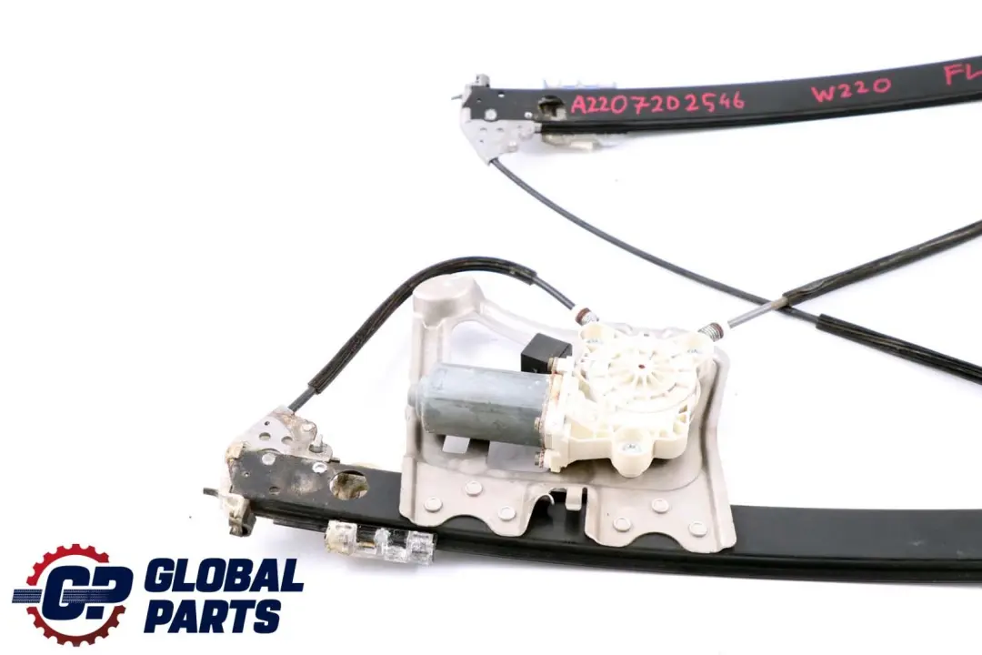 Mercedes-Benz S-Class W220 Front Left Door N/S Window Regulator Lifter Electric to with Part number A2207202546 Mercedes-Benz S-Class W220 Front Left Door N/S Window Regulator Lifter Electric - SKU A2207202546 - Part number A2207202546