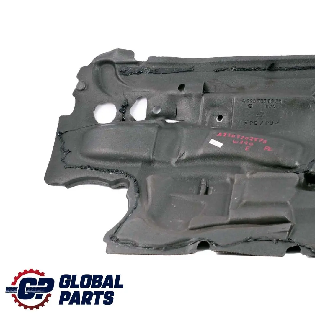 Sellado Panel Puerta Aislamiento Delantero Izquierdo para Mercedes W220 con número de pieza A2207270930 Mercedes W220 Sellado Panel Puerta Aislamiento Delantero Izquierdo - SKU A2207202578 - Número de pieza A2207270930