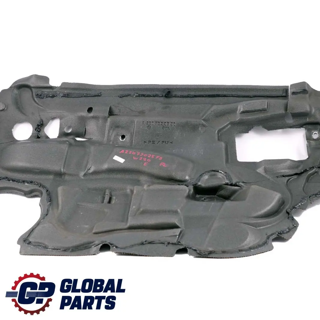 Mercedes W220 Sellado Panel Puerta Aislamiento Delantero Izquierdo - SKU A2207202578 - Número de pieza A2207270930