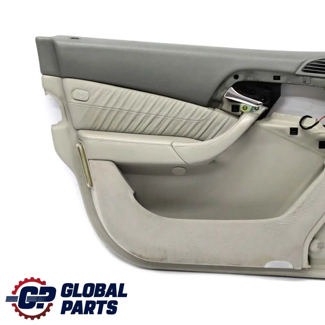 Mercedes Benz S W220 Front Left N/S Door Card Trim Panel Leather Grey - SKU A2207203970-1 - Part number A2207203970