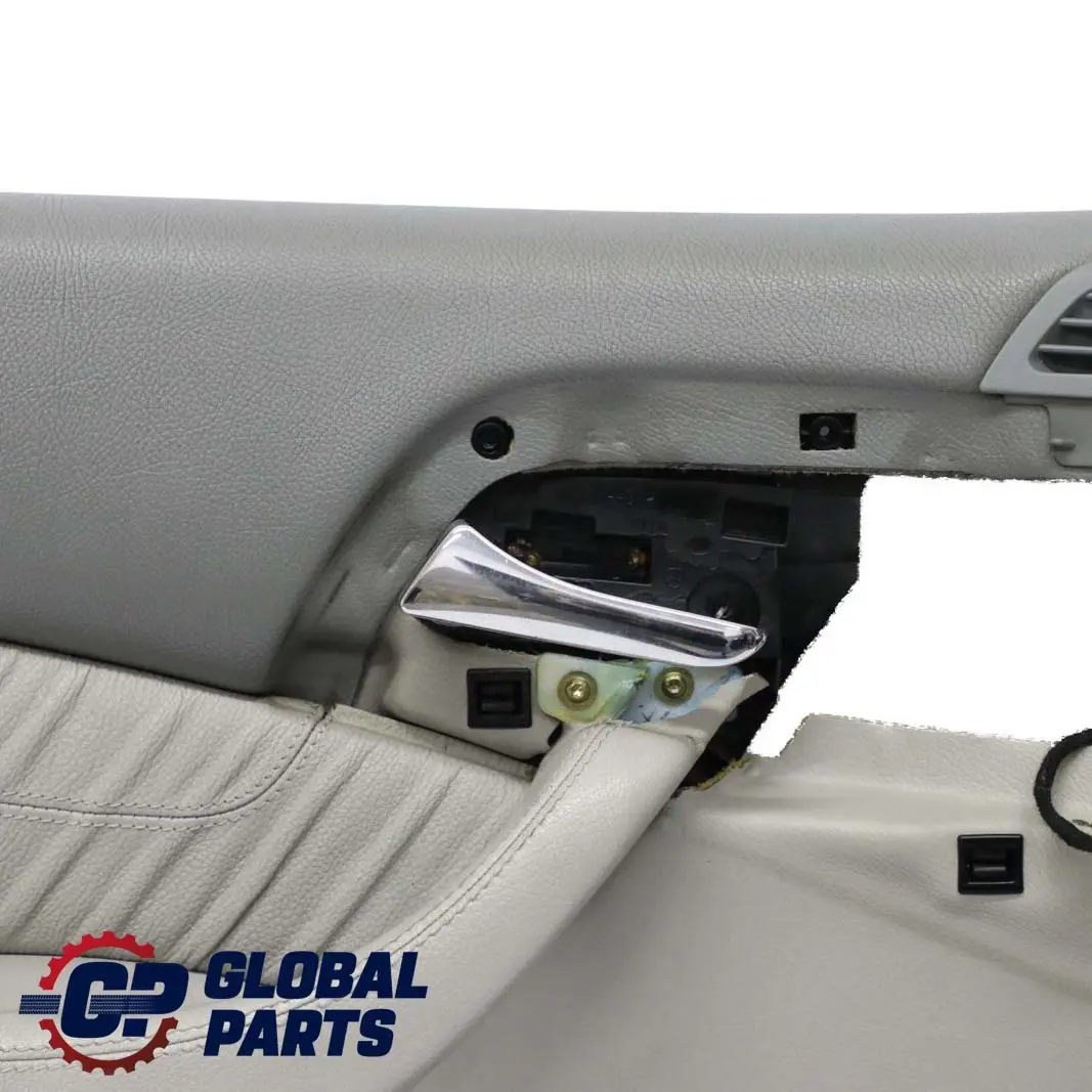 Mercedes Benz S W220 Front Left N/S Door Card Trim Panel Leather Grey - SKU A2207203970-1 - Part number A2207203970