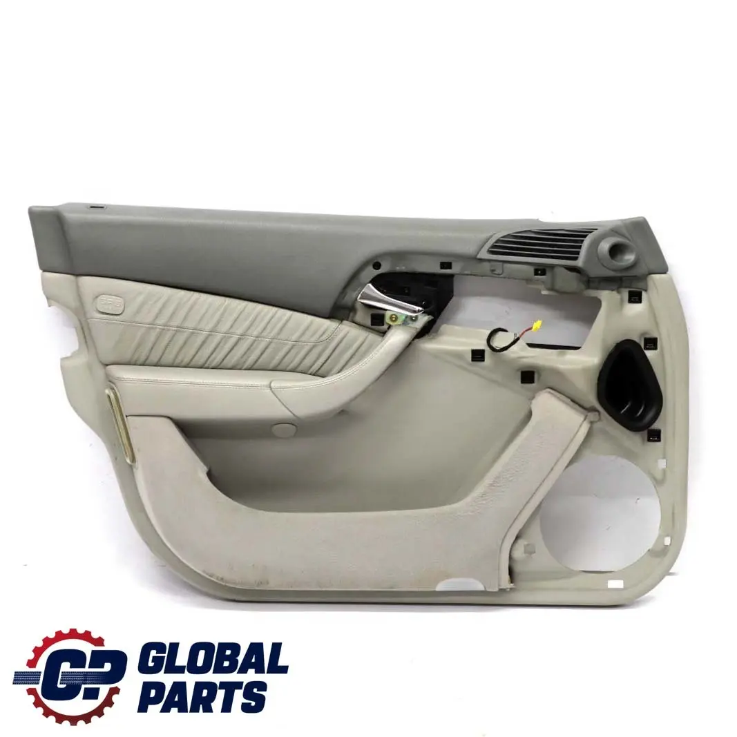 Mercedes Benz S Klasse W220 Türverkleidung Vorne Links Leder Alpaca Grau