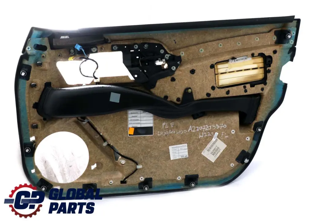 Benz S W220 Front Left N/S Door Card Trim Panel Leather Anthracite to Mercedes with Part number A2207203970 Mercedes Benz S W220 Front Left N/S Door Card Trim Panel Leather Anthracite - SKU A2207203970 - Part number A2207203970