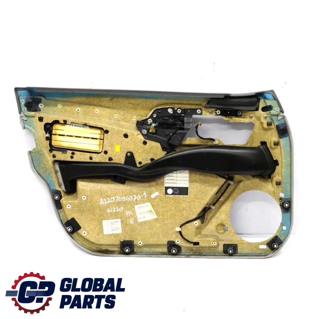 Mercedes-Benz S-Class W220 Front Right O/S Door Card Trim Panel Leather Grey to with Part number A2207204070 Mercedes-Benz S-Class W220 Front Right O/S Door Card Trim Panel Leather Grey - SKU A2207204070-1 - Part number A2207204070