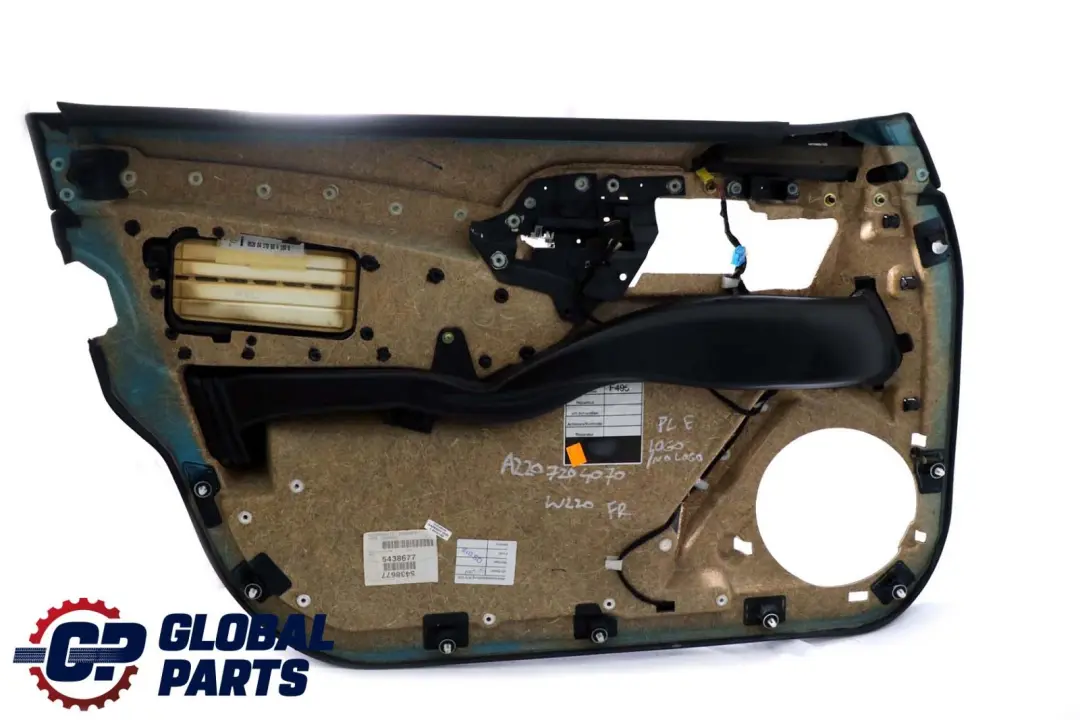 Mercedes W220 Scheda Porta Anteriore Destra Rivestimento Pannello Pelle - SKU A2207204070 - Numero di parte A2207204070