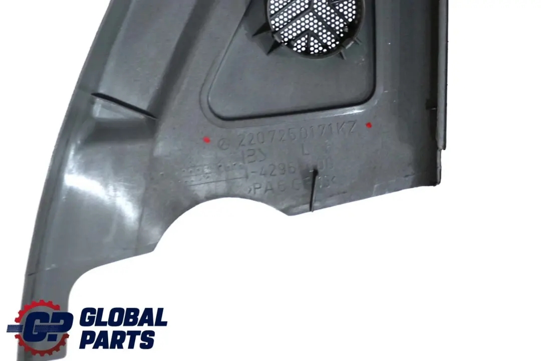Mercedes S-Class W220 Front Left N/S Window Door Frame Trim Black - SKU A2207250171 - Part number A2207250171