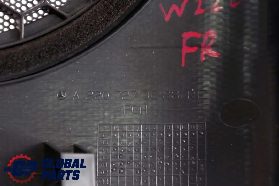 S-Klasse W220 Abdeckung Türverklidung Vorne Rechts Schwarz A220727068 für Mercedes mit Teilenummer A2207270688 Mercedes S-Klasse W220 Abdeckung Türverklidung Vorne Rechts Schwarz A220727068 - SKU A2207270688 - Teilenummer A2207270688