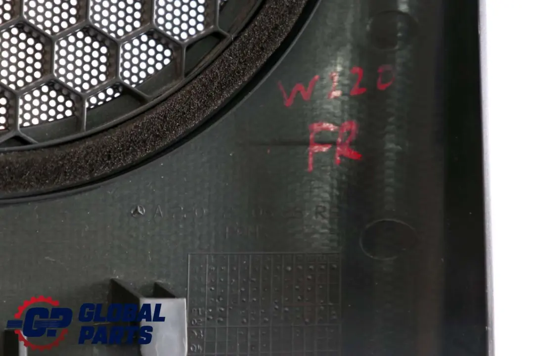 Door Speaker Cover Trim Front Right O/S Black to Mercedes S-Class W220 with Part number A2207270688 Mercedes S-Class W220 Door Speaker Cover Trim Front Right O/S Black - SKU A2207270688 - Part number A2207270688