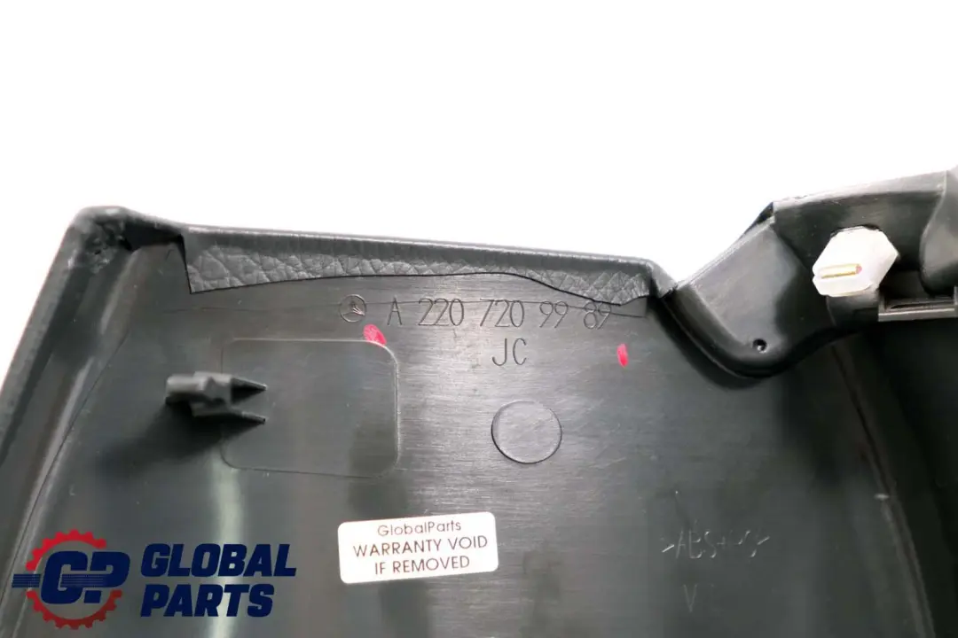  Mercedes-Benz S-Class W220 Front Door Left N/S Cover Trim Black A2207209989 - SKU A2207274748 - Part number 