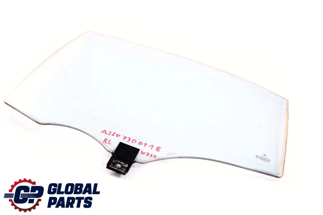  Mercedes-Benz S-Class W220 Rear Left N/S Window Glass Green AS2 - SKU A2207300118 - Part number A2207300118