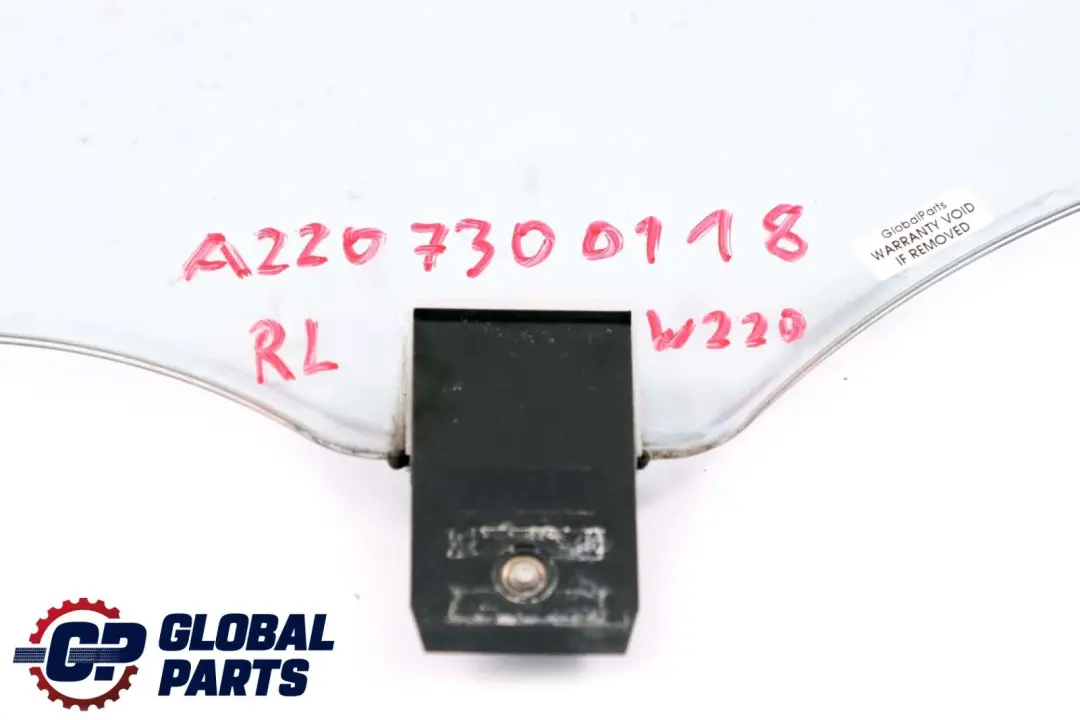 Mercedes-Benz S-Class W220 Rear Left N/S Window Glass Green AS2 to with Part number A2207300118 Mercedes-Benz S-Class W220 Rear Left N/S Window Glass Green AS2 - SKU A2207300118 - Part number A2207300118