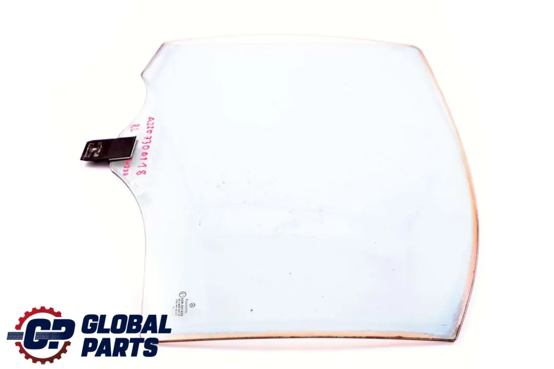 Mercedes-Benz S-Class W220 Rear Left N/S Window Glass Green AS2 to with Part number A2207300118 Mercedes-Benz S-Class W220 Rear Left N/S Window Glass Green AS2 - SKU A2207300118 - Part number A2207300118