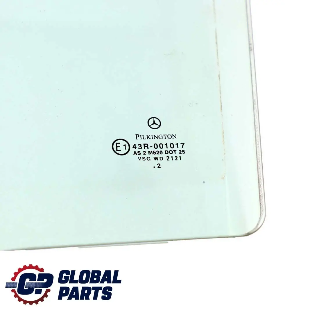 Left N/S Window Glass Green AS2 to Mercedes W220 Rear with Part number A2207300718 Mercedes W220 Rear Left N/S Window Glass Green AS2 - SKU A2207300718 - Part number A2207300718