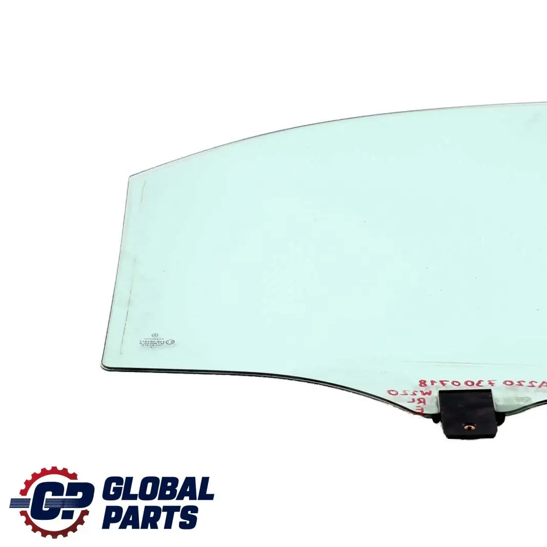 Mercedes W220 Rear Left N/S Window Glass Green AS2 - SKU A2207300718 - Part number A2207300718