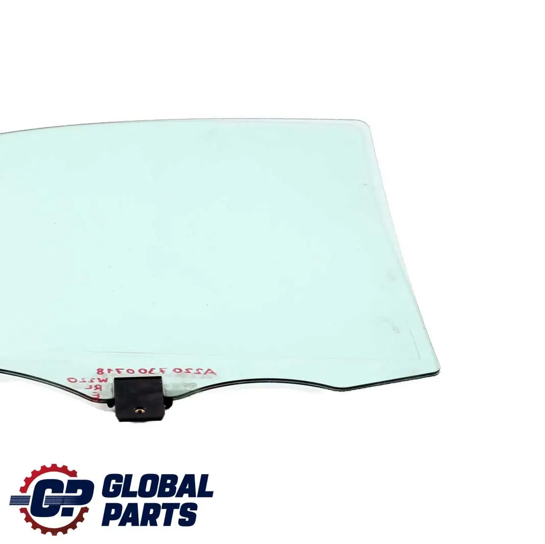 Mercedes W220 Rear Left N/S Window Glass Green AS2 - SKU A2207300718 - Part number A2207300718