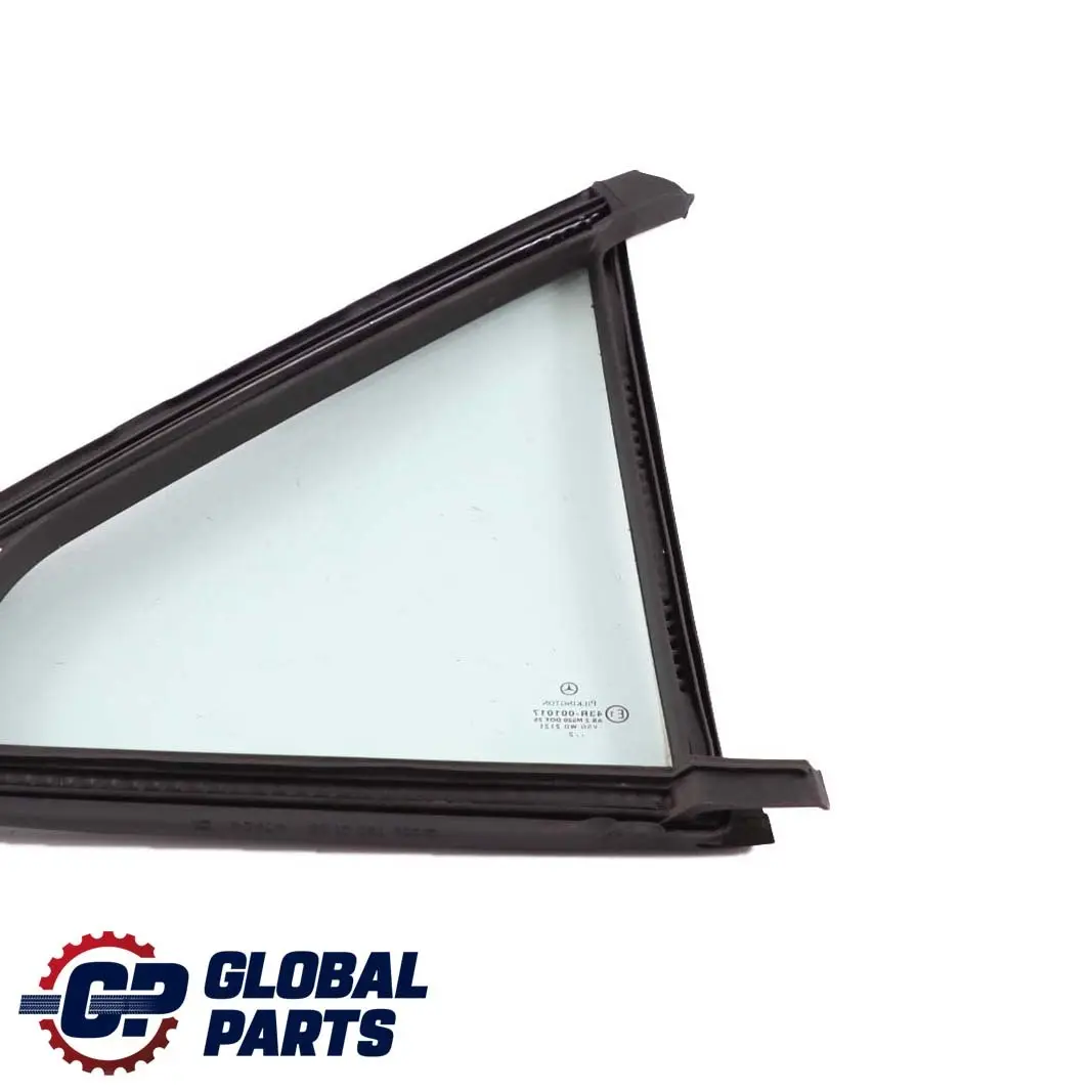 Cristal Fijo Trasero Izquierdo Verde AS2 para Mercedes W220 con número de pieza A2207300720 Mercedes W220 Cristal Fijo Trasero Izquierdo Verde AS2 - SKU A2207300720 - Número de pieza A2207300720