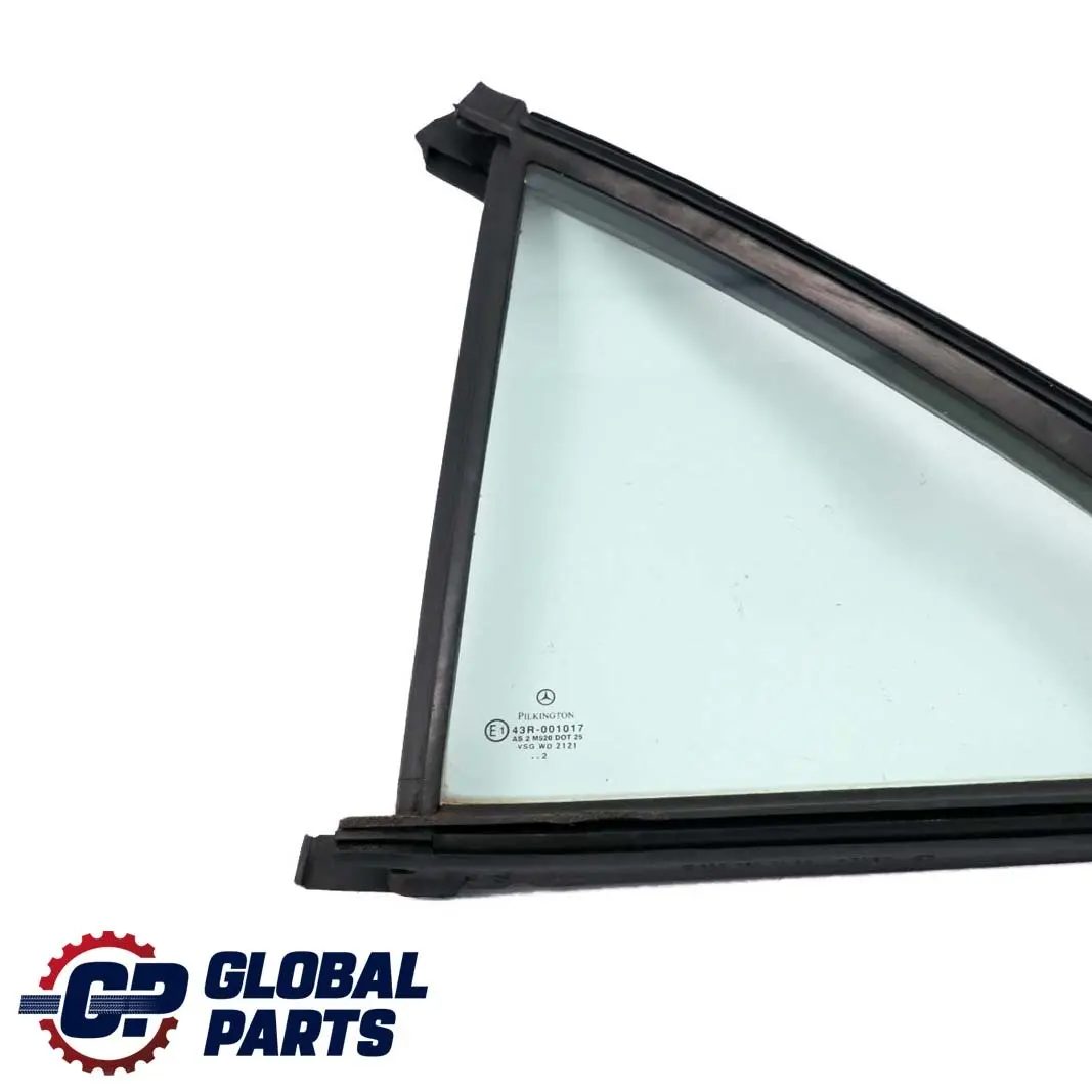 Mercedes W220 Rear Left N/S Fixed Window Green Glass AS2 - SKU A2207300720 - Part number A2207300720