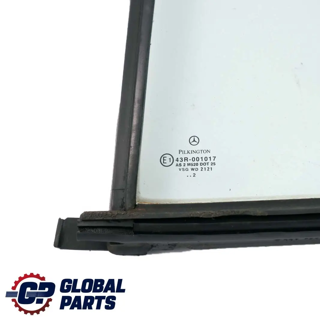 Cristal Fijo Trasero Izquierdo Verde AS2 para Mercedes W220 con número de pieza A2207300720 Mercedes W220 Cristal Fijo Trasero Izquierdo Verde AS2 - SKU A2207300720 - Número de pieza A2207300720