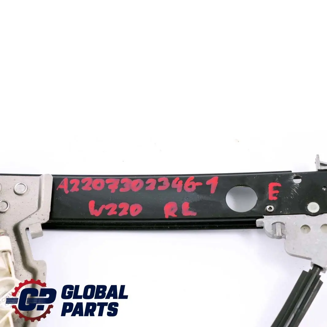 Mercedes W220 1 Puerta Trasera Izquierda Regulador Elevalunas Motor El?ctrico - SKU A2207302346-1 - Número de pieza A2207302346
