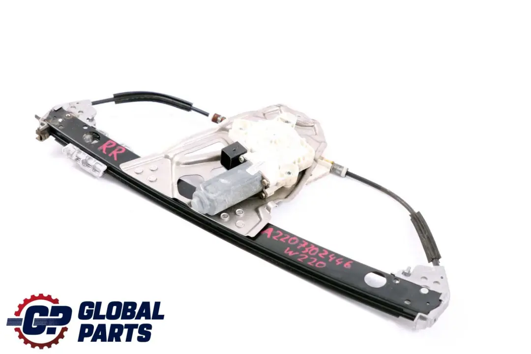 Mercedes-Benz S-Class W220 Rear Right Door O/S Window Regulator Lifter Electric to with Part number A2207302446 Mercedes-Benz S-Class W220 Rear Right Door O/S Window Regulator Lifter Electric - SKU A2207302446 - Part number A2207302446