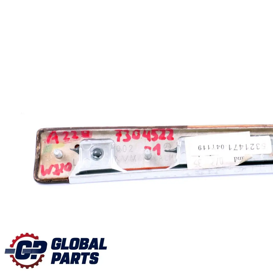 Mercedes-Benz S W220 1 Wood Strip Cover Trim Door Rear Left N/S to with Part number A2207304522 Mercedes-Benz S W220 1 Wood Strip Cover Trim Door Rear Left N/S - SKU A2207304522-1 - Part number A2207304522
