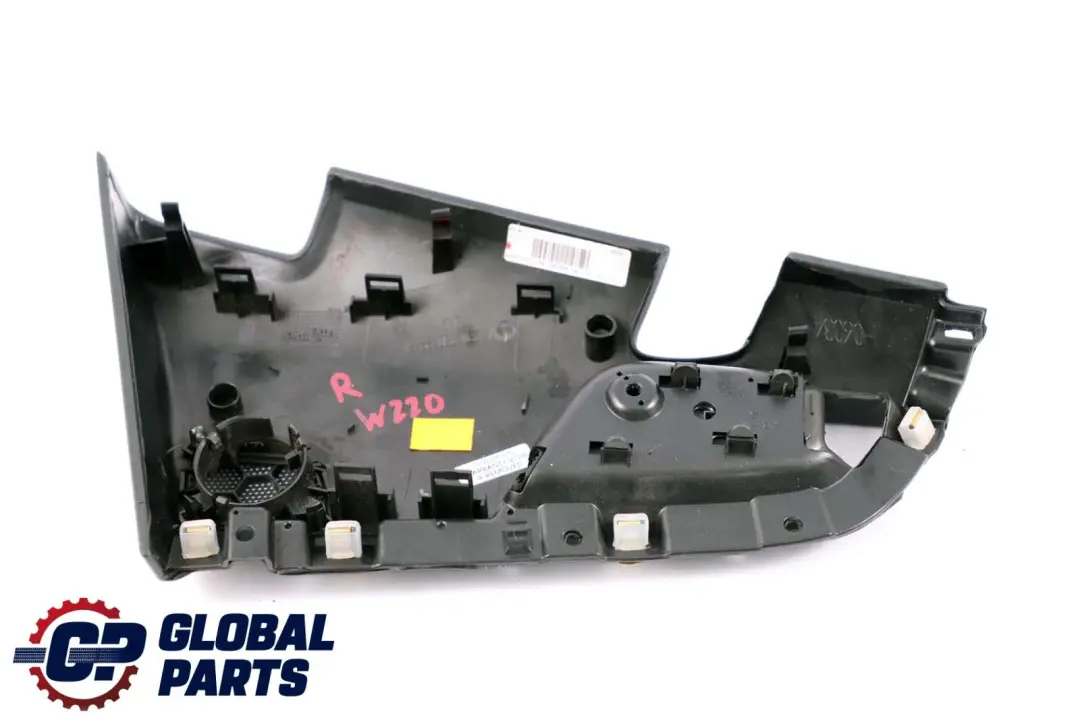 Mercedes S-Class W220 Rear Door Right O/S Cover Handle Trim Black - SKU A2207307231 - Part number A2207307231