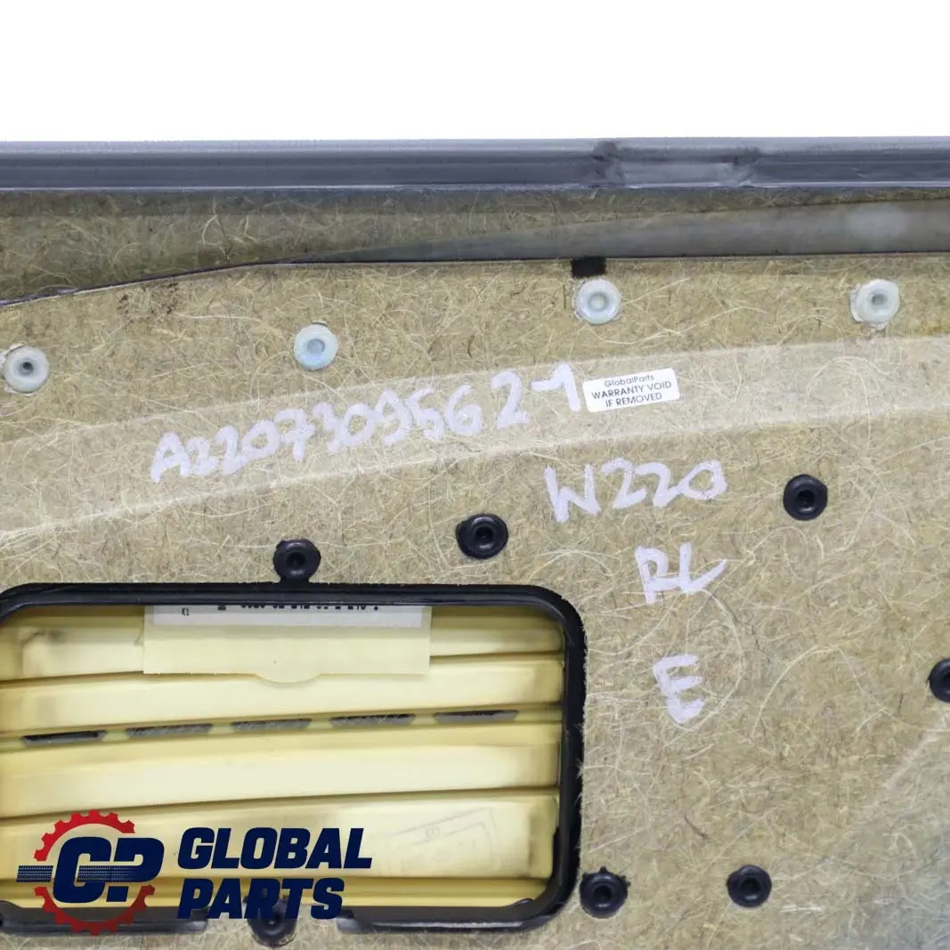 Mercedes-Benz S-Class W220 Rear Left N/S Door Card Trim Panel Leather Grey to with Part number A2207309562 Mercedes-Benz S-Class W220 Rear Left N/S Door Card Trim Panel Leather Grey - SKU A2207309562-1 - Part number A2207309562