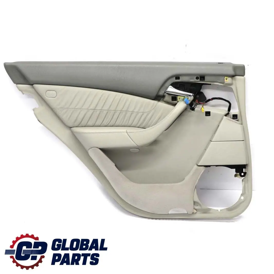 Mercedes-Benz S-Class W220 Rear Left N/S Door Card Trim Panel Leather Grey