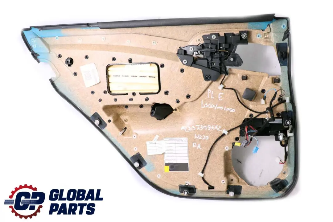 Mercedes Benz S W220 Rear Right O/S Door Card Trim Panel Leather Anthracite - SKU A2207309662 - Part number A2207309662
