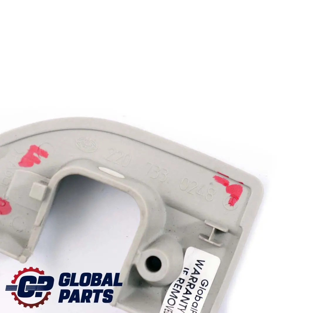 Embellecedor cerradura puerta trasera derecha Mercedes W220 Gris para con número de pieza A2207330248 Embellecedor cerradura puerta trasera derecha Mercedes W220 Gris - SKU A2207330248-1 - Número de pieza A2207330248