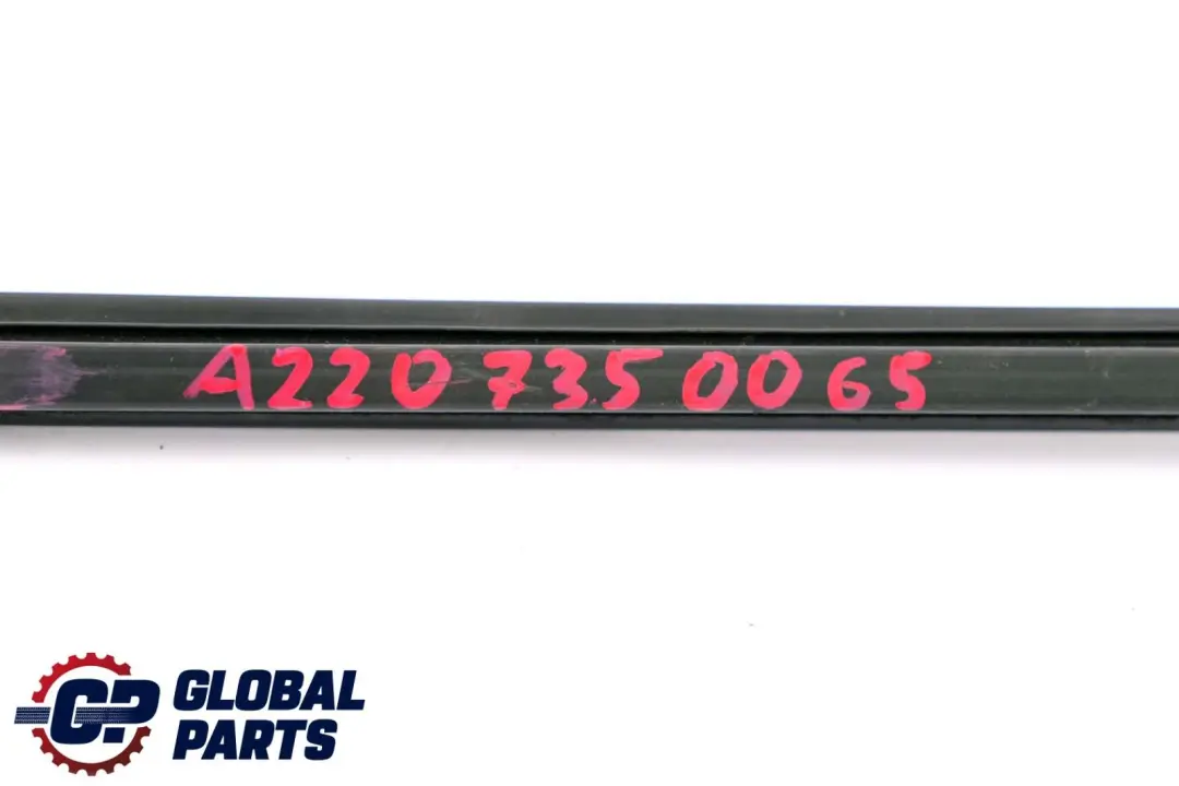 Mercedes-Benz S-Class W220 Rear Left Right N/O/S Door Window Seal Gasket to with Part number A2207350065 Mercedes-Benz S-Class W220 Rear Left Right N/O/S Door Window Seal Gasket - SKU A2207350065 - Part number A2207350065