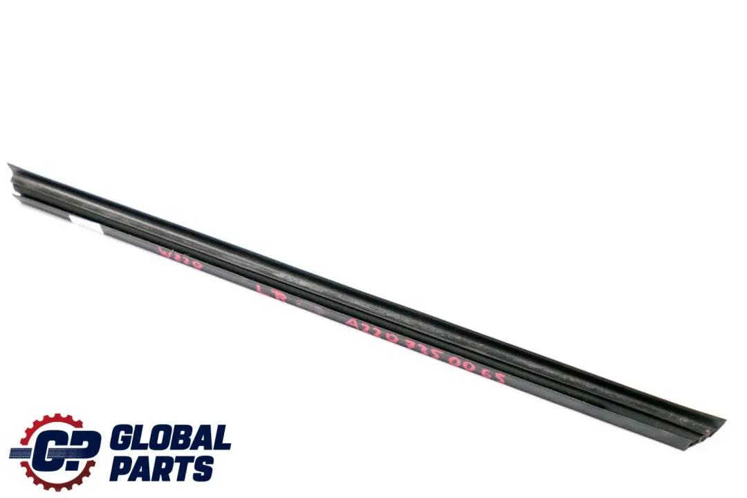 Mercedes-Benz S-Class W220 Rear Left Right N/O/S Door Window Seal Gasket to with Part number A2207350065 Mercedes-Benz S-Class W220 Rear Left Right N/O/S Door Window Seal Gasket - SKU A2207350065 - Part number A2207350065