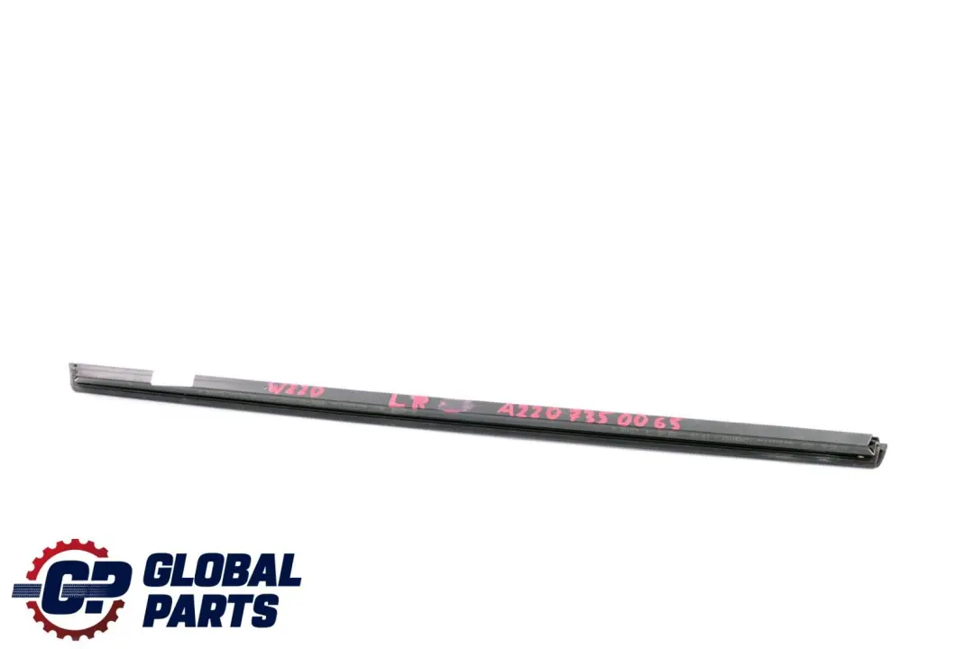 Mercedes-Benz S-Class W220 Rear Left Right N/O/S Door Window Seal Gasket to with Part number A2207350065 Mercedes-Benz S-Class W220 Rear Left Right N/O/S Door Window Seal Gasket - SKU A2207350065 - Part number A2207350065
