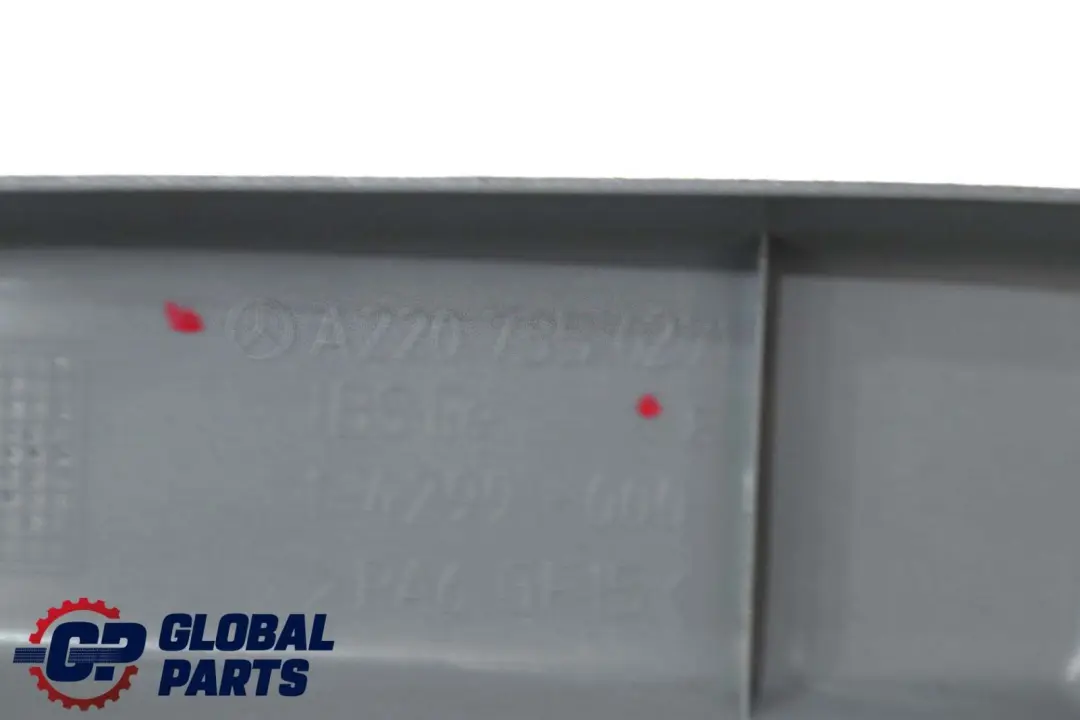 Mercedes S-Class W220 Rear Right O/S Window Door Frame Trim Black - SKU A2207350271 - Part number A2207350271