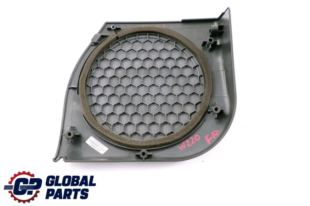 Mercedes S-Class W220 Door Speaker Cover Trim Rear Right O/S Black - SKU A2207370288 - Part number A2207370288