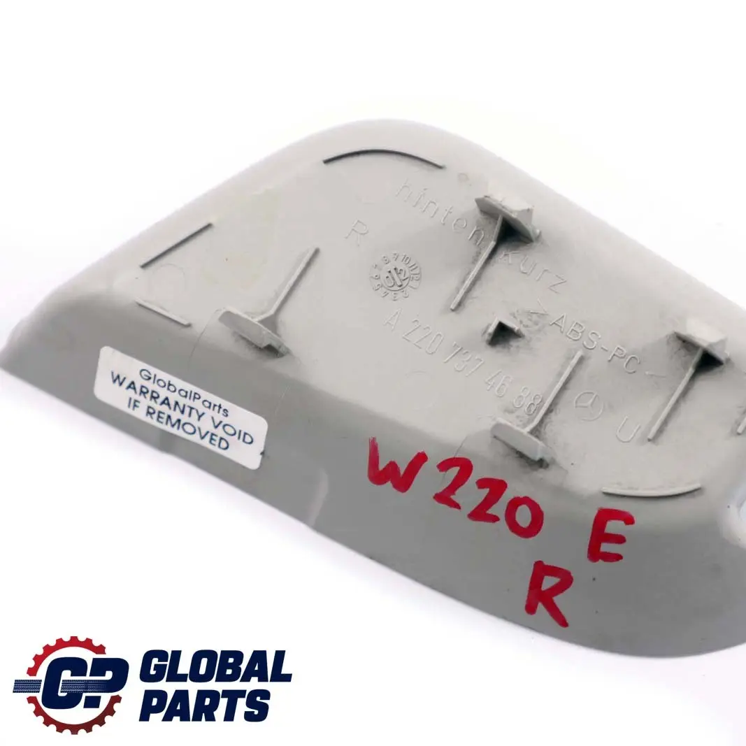 Mercedes-Benz S W220 Abdeckung Griff Türverkleidung Hinten Rechts für mit Teilenummer A2207374688 Mercedes-Benz S W220 Abdeckung Griff Türverkleidung Hinten Rechts - SKU A2207374688 - Teilenummer A2207374688