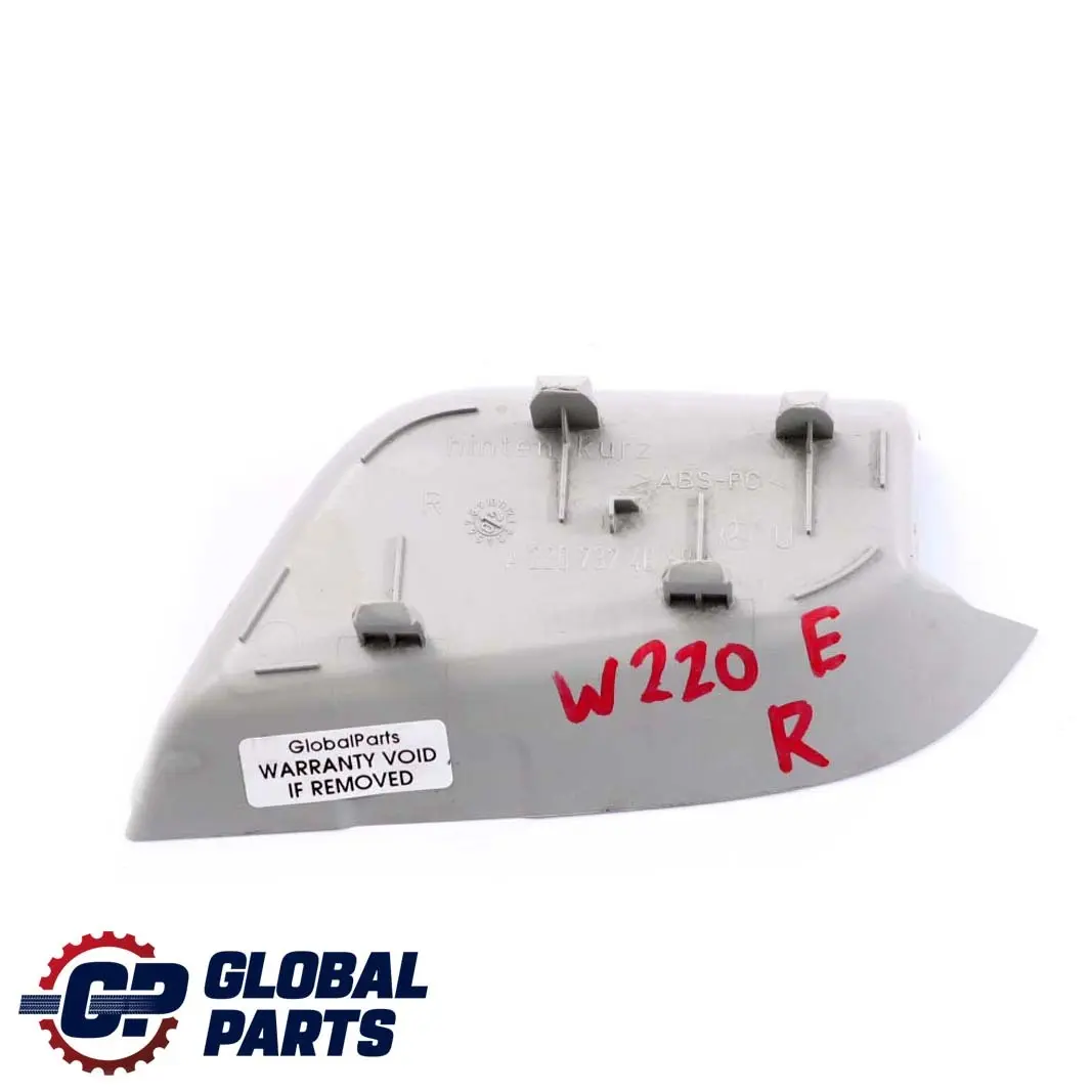 Mercedes-Benz S W220 Rear Door Panelling Cover Handle Right O/S to with Part number A2207374688 Mercedes-Benz S W220 Rear Door Panelling Cover Handle Right O/S - SKU A2207374688 - Part number A2207374688