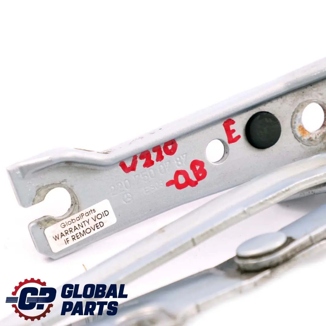  Mercedes-Benz S W220 Trunk Tailgate Rear Left Hinge Chalcedonblau - SKU A2207500787-QB - Part number A2207500787