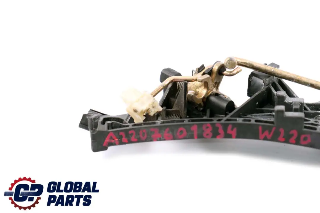 Mercedes-Benz S-Class W220 Rear Right Door O/S Handle Bracket Bearing Clamp to with Part number A2207601834 Mercedes-Benz S-Class W220 Rear Right Door O/S Handle Bracket Bearing Clamp - SKU A2207601834 - Part number A2207601834