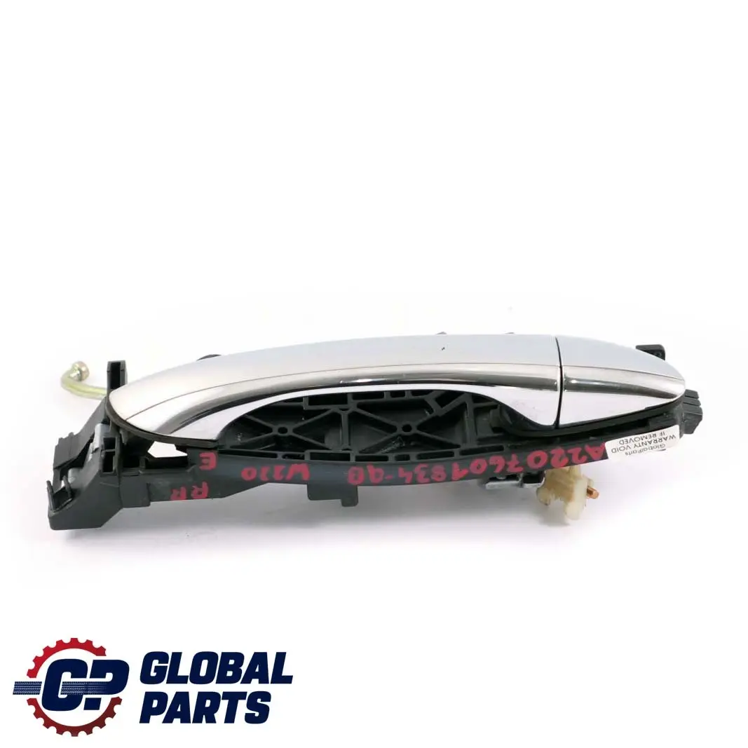 Mercedes-Benz S-Class W220 Rear Right Door O/S Handle Chalcedonblau 347 Blue to with Part number A2207601834 Mercedes-Benz S-Class W220 Rear Right Door O/S Handle Chalcedonblau 347 Blue - SKU A2207601834-QB - Part number A2207601834