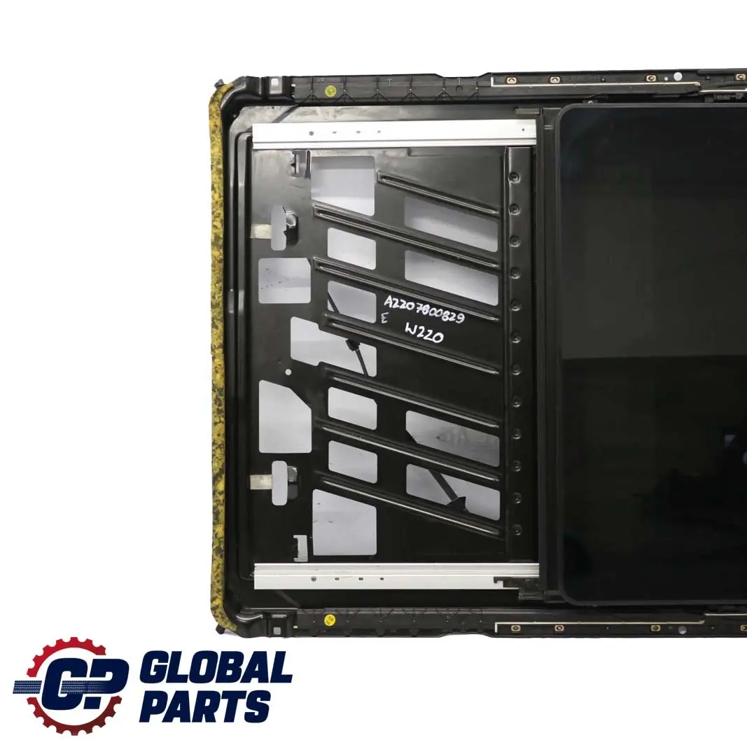 Mercedes-Benz S-Class W220 Sliding Roof Sunroof Mechanism Window Glass to with Part number A2207800829 Mercedes-Benz S-Class W220 Sliding Roof Sunroof Mechanism Window Glass - SKU A2207800829 - Part number A2207800829