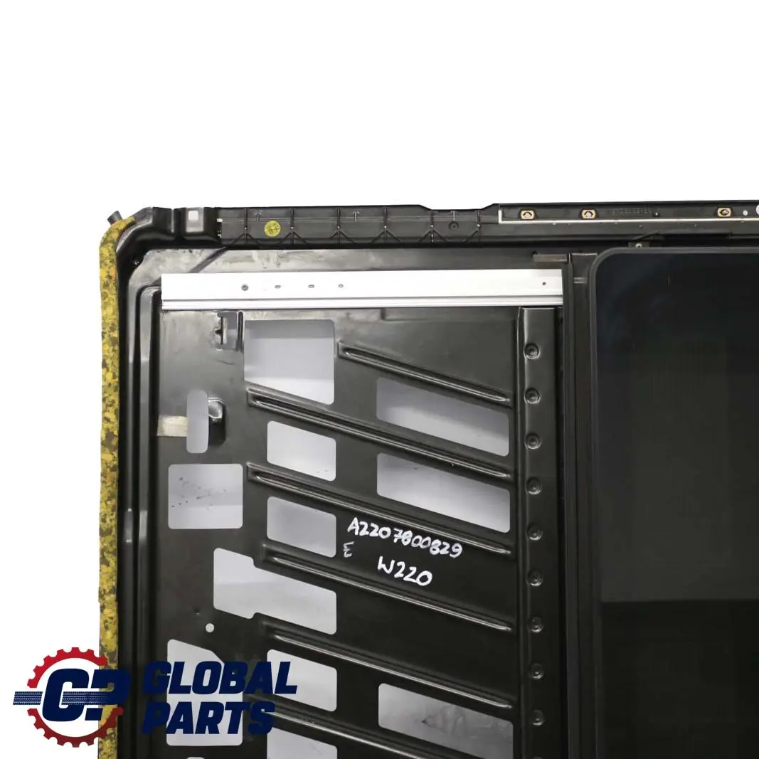 Mercedes-Benz S-Class W220 Sliding Roof Sunroof Mechanism Window Glass to with Part number A2207800829 Mercedes-Benz S-Class W220 Sliding Roof Sunroof Mechanism Window Glass - SKU A2207800829 - Part number A2207800829