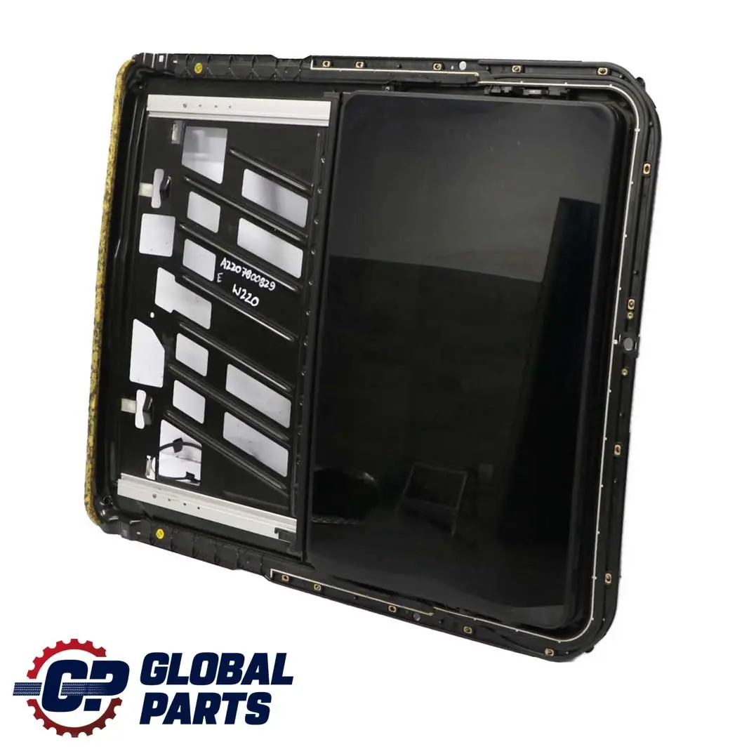 Mercedes-Benz S-Class W220 Sliding Roof Sunroof Mechanism Window Glass to with Part number A2207800829 Mercedes-Benz S-Class W220 Sliding Roof Sunroof Mechanism Window Glass - SKU A2207800829 - Part number A2207800829