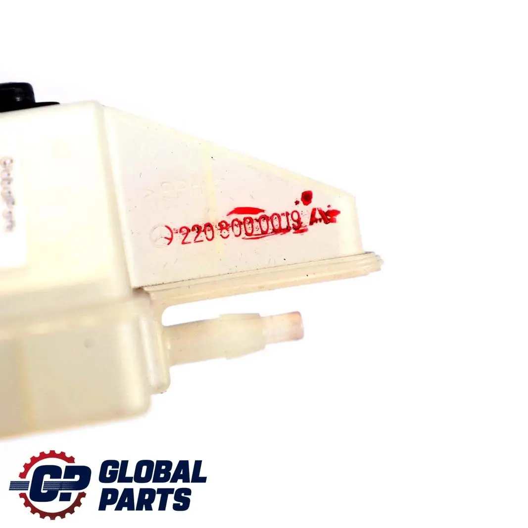 Mercedes-Benz S-Class W220 Front Seat Air Box Vacuum Reservoir Tank to with Part number A2208000019 Mercedes-Benz S-Class W220 Front Seat Air Box Vacuum Reservoir Tank - SKU A2208000019 - Part number A2208000019
