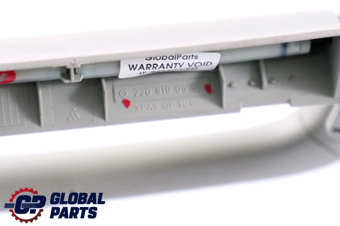 Uchwyt Wnętrza Przód Lewy Prawy do Mercedes W220 o numerze A2208100551 Mercedes W220 Uchwyt Wnętrza Przód Lewy Prawy - SKU A2208100551 - Numer Części A2208100551