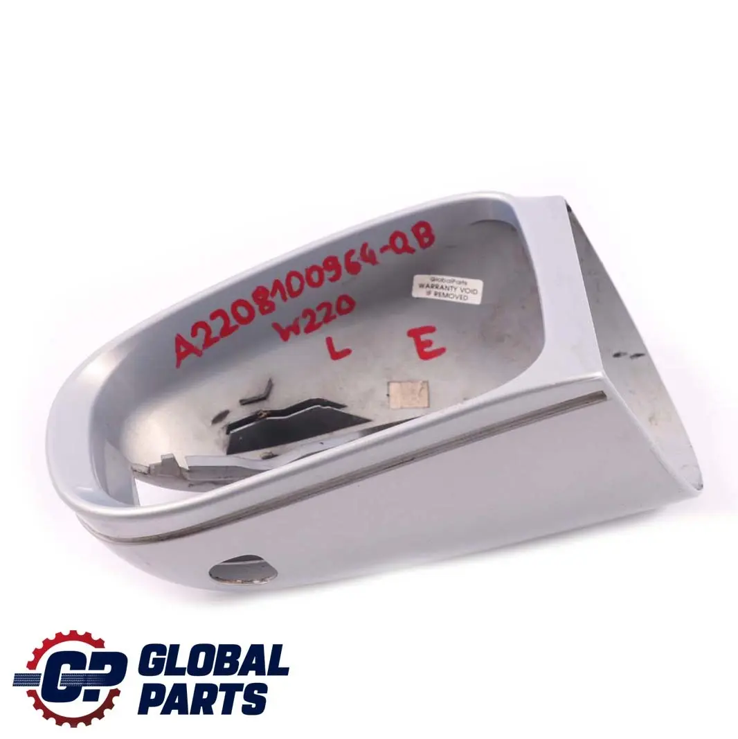 Mercedes-Benz S W220 Left Cover Wing Mirror Housing Chalcedonblau to with Part number A2208100964 Mercedes-Benz S W220 Left Cover Wing Mirror Housing Chalcedonblau - SKU A2208100964-QB - Part number A2208100964