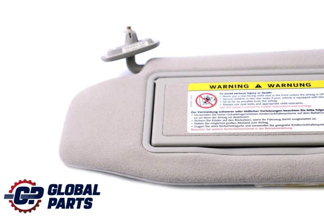 Mercedes-Benz S-Class W220 Sun Visor Cover Left N/S Grey to with Part number A2208101910 Mercedes-Benz S-Class W220 Sun Visor Cover Left N/S Grey - SKU A2208101910 - Part number A2208101910