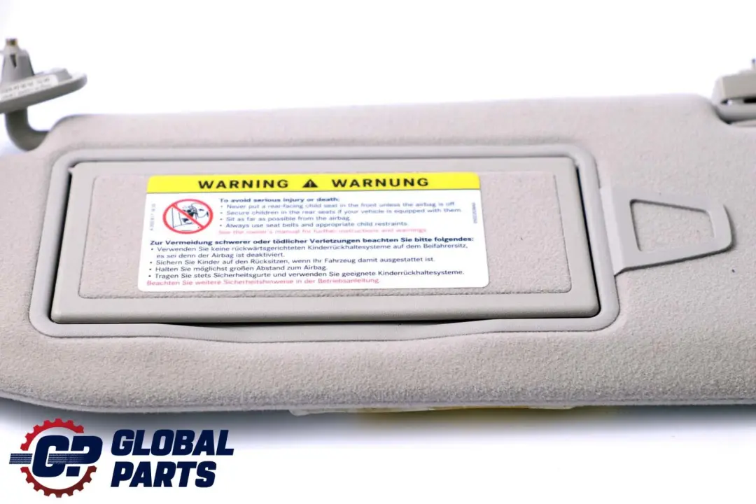 Mercedes-Benz S-Class W220 Sun Visor Cover Left N/S Grey to with Part number A2208101910 Mercedes-Benz S-Class W220 Sun Visor Cover Left N/S Grey - SKU A2208101910 - Part number A2208101910