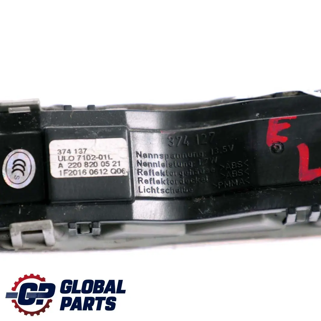Mercedes-Benz S-Class W220 Wing Mirror Blinker Indicator Lamp Left to with Part number A2208200521 Mercedes-Benz S-Class W220 Wing Mirror Blinker Indicator Lamp Left - SKU A2208200521 - Part number A2208200521