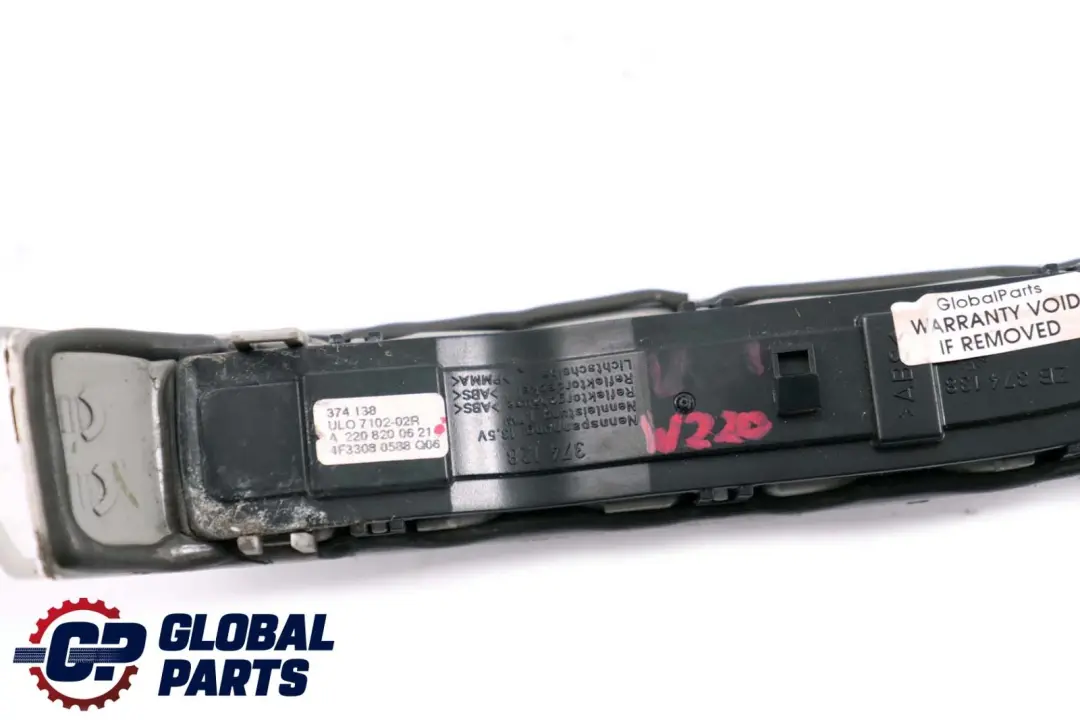 Wing Mirror Blinker Indicator Lamp Right to Mercedes CL S C215 W220 with Part number A2208200621 Mercedes CL S C215 W220 Wing Mirror Blinker Indicator Lamp Right - SKU A2208200621 - Part number A2208200621